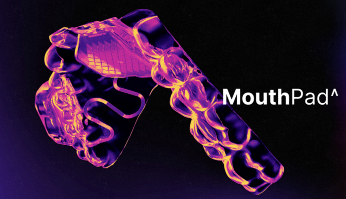 screenshot of mouthpad from the augmental website